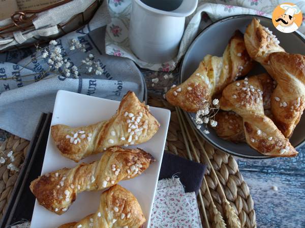 Flaky vanilla twists with pastry cream - photo 3