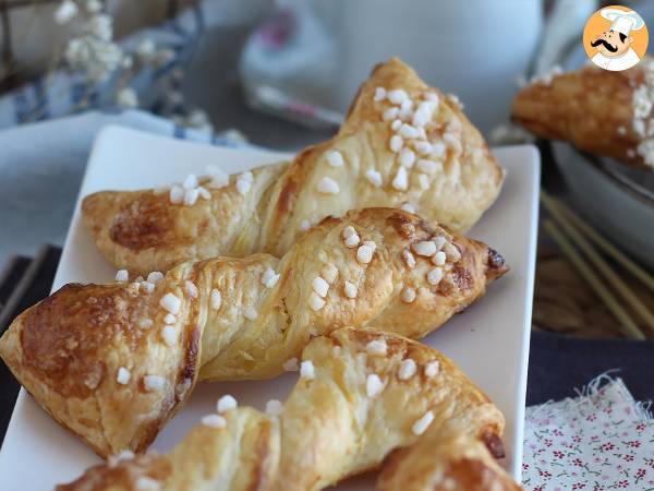 Flaky vanilla twists with pastry cream - photo 6