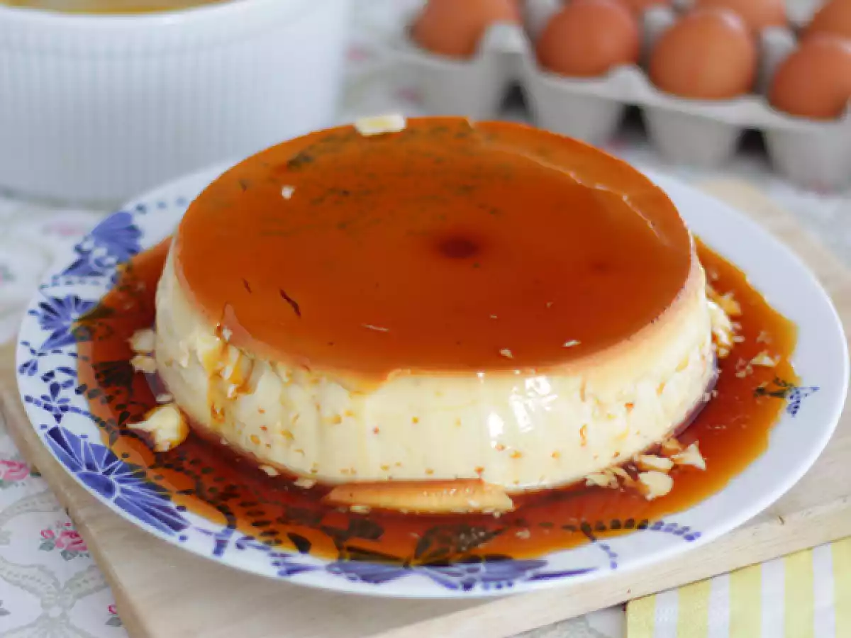 Flan with caramel - video recipe ! - photo 2