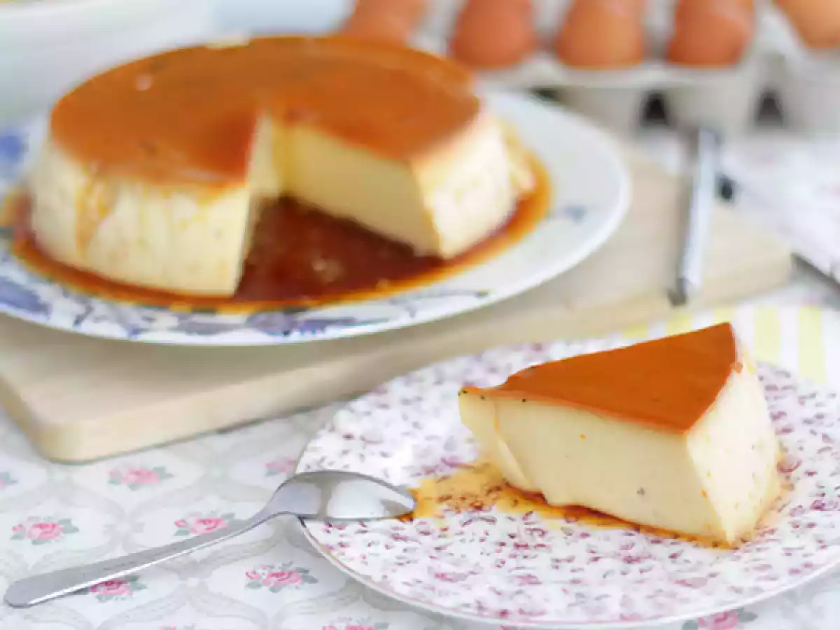 Flan with caramel - video recipe ! - photo 3