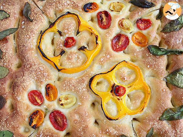 Floral focaccia - focaccia art - photo 6