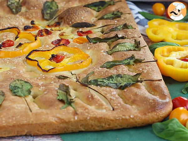 Floral focaccia - focaccia art - photo 8