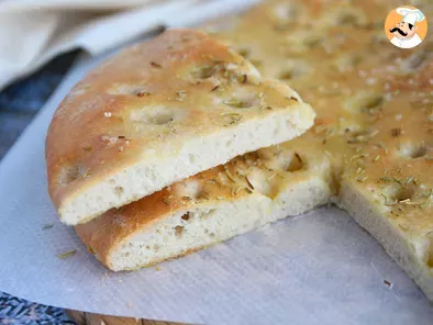 Focaccia, italian bread with rosemary - photo 4