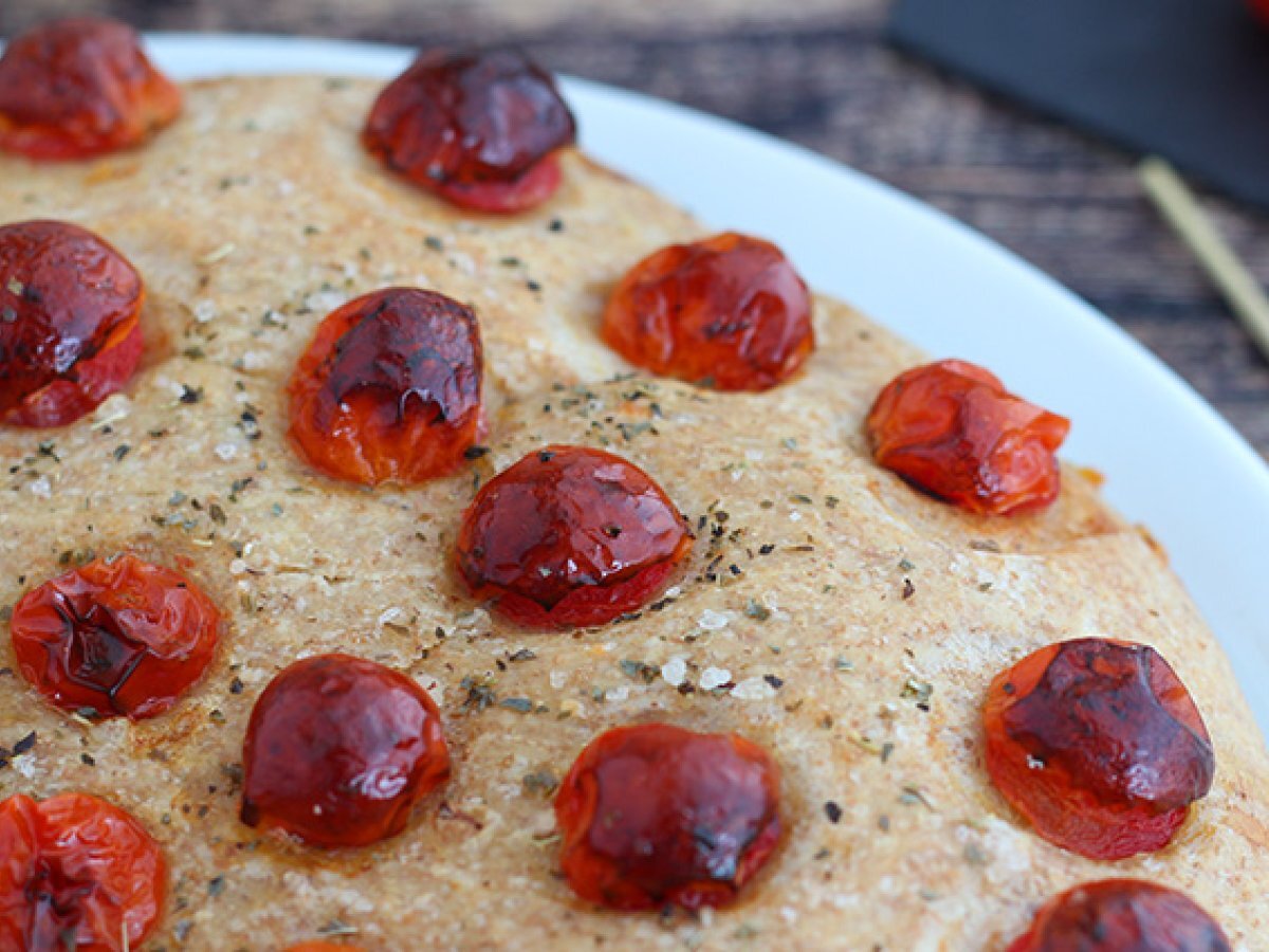 Focaccia with cherry tomatoes - photo 3