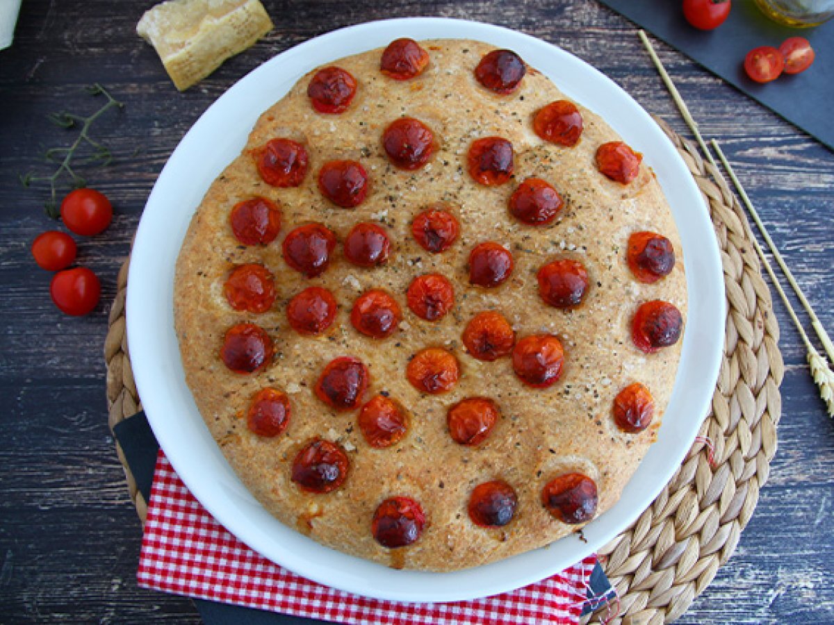 Focaccia with cherry tomatoes - photo 5