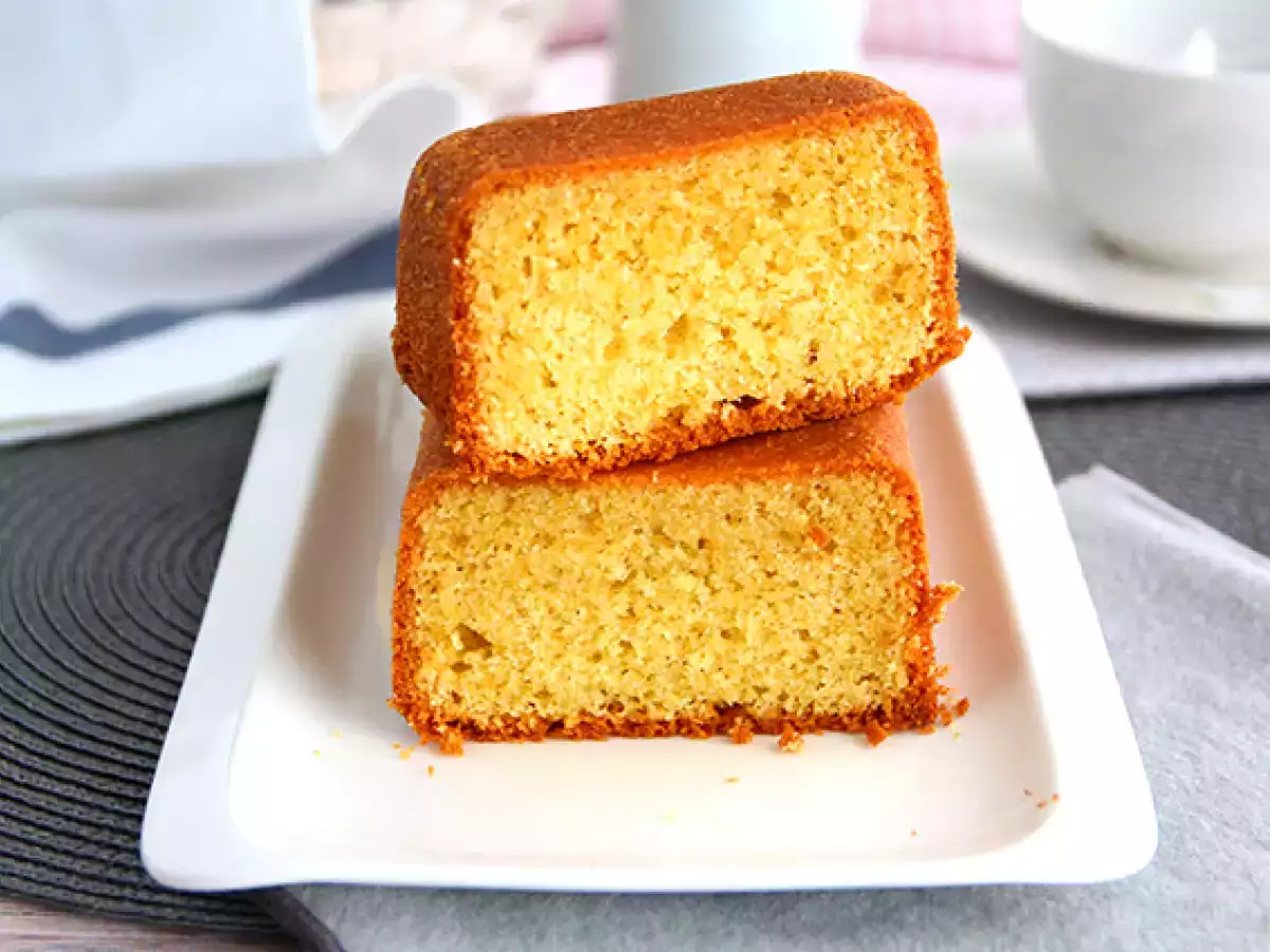 Four-quarters cake (simple and quick) - photo 3