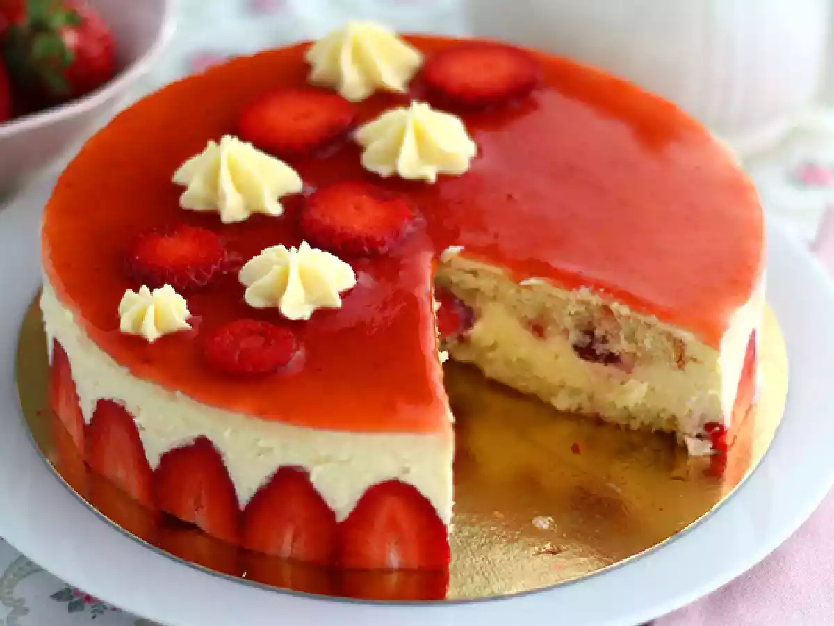 Fraisier cake (step-by-step recipe) - photo 3
