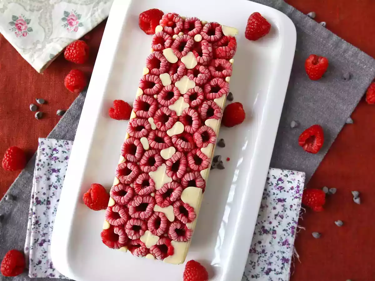 Franui-style chocolate bar with raspberries, white and dark chocolate! - photo 5