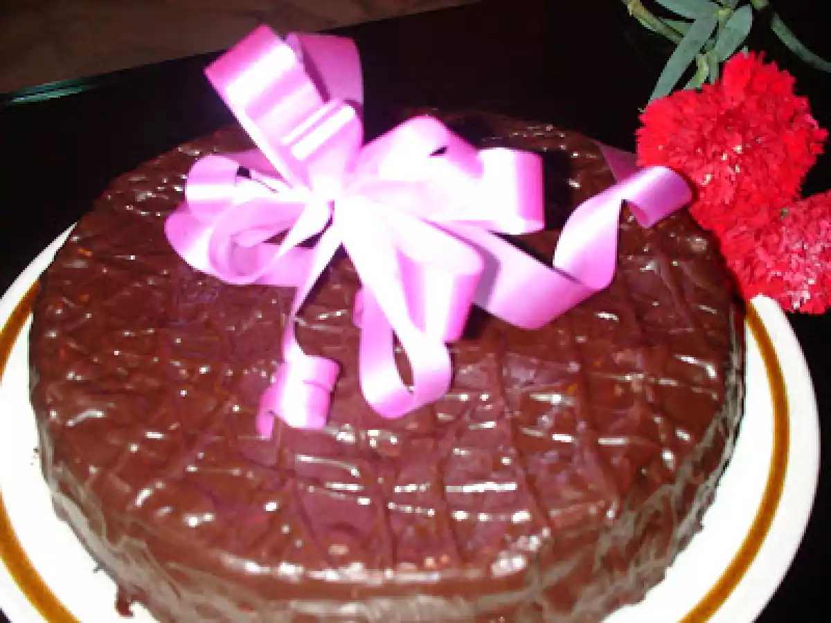 French Chocolate Hazelnut Cake