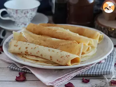 French crepe batter with Pastis