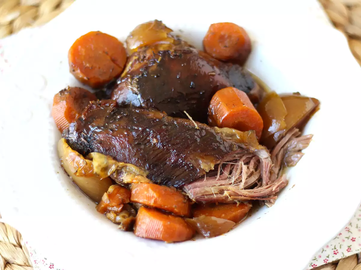 French roasted leg of lamb the ultra-easy 7 hour oven baked recipe - photo 2