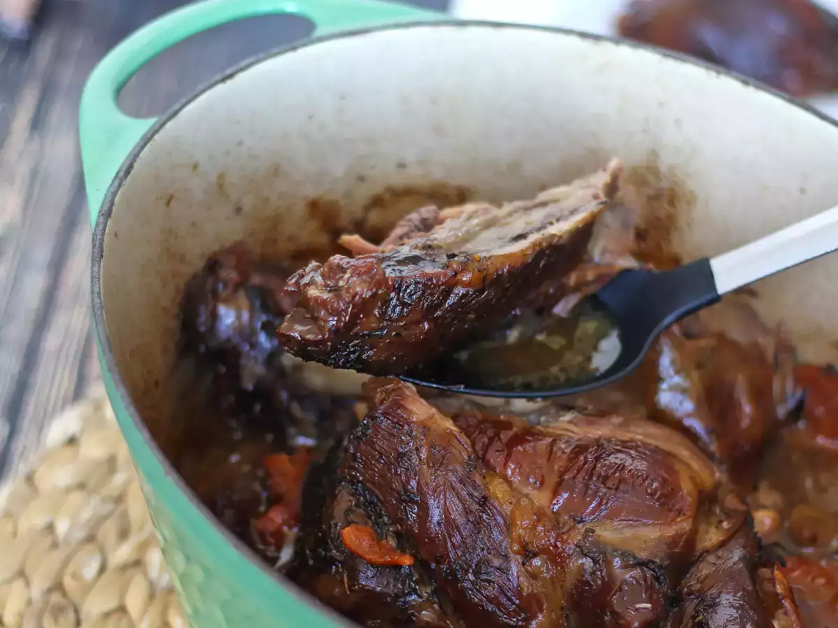 French roasted leg of lamb the ultra-easy 7 hour oven baked recipe - photo 4