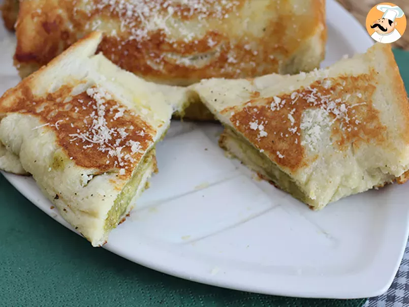 French toast rolls with pesto - photo 2