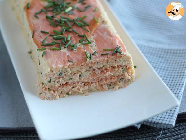 Fresh and smoked salmon terrine - photo 4