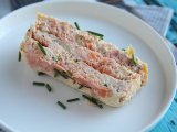Fresh and smoked salmon terrine, photo 2
