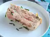 Fresh and smoked salmon terrine, photo 2