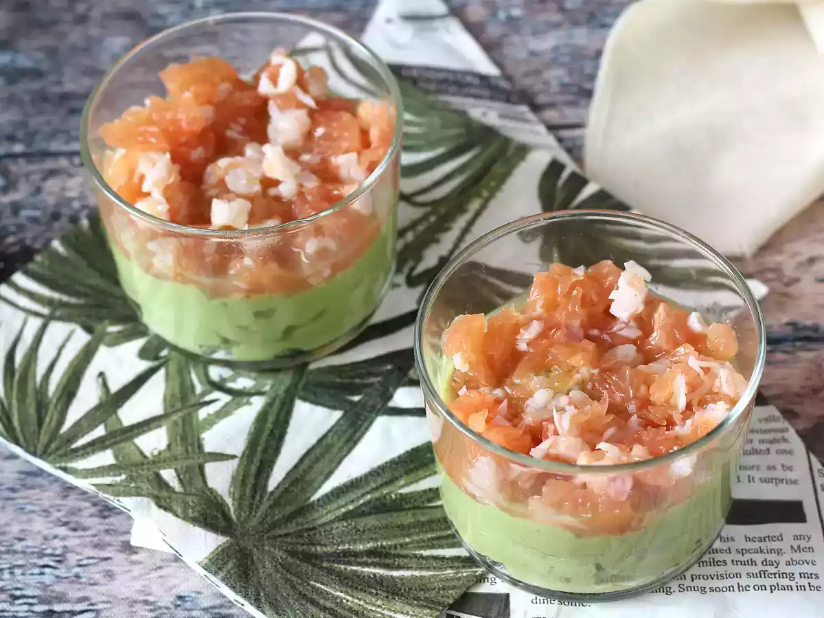 Fresh avocado, shrimp, and grapefruit verrines: the perfect summer appetizer! - photo 4