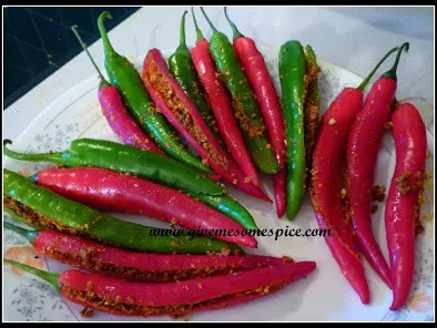 FRESH CHILLY PICKLE (Marcha nu athanu)