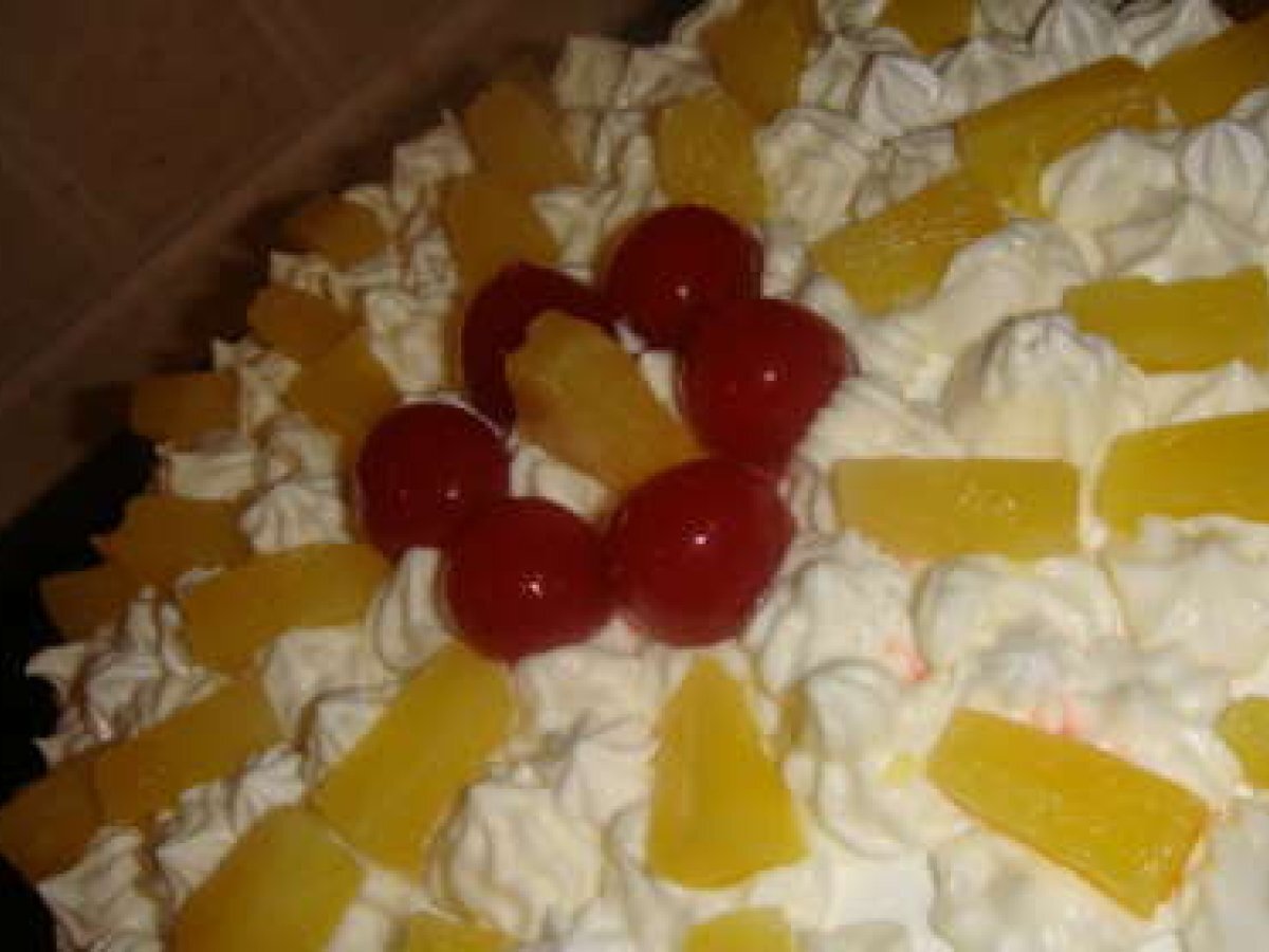 Fresh Cream Pineapple Cake - photo 2