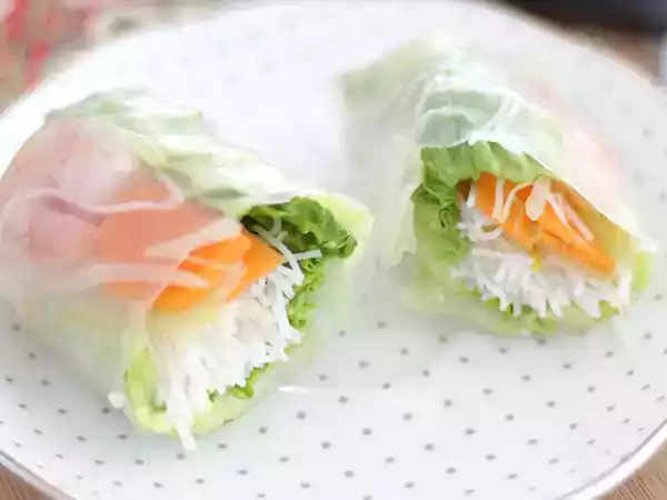 Fresh spring rolls - video recipe !