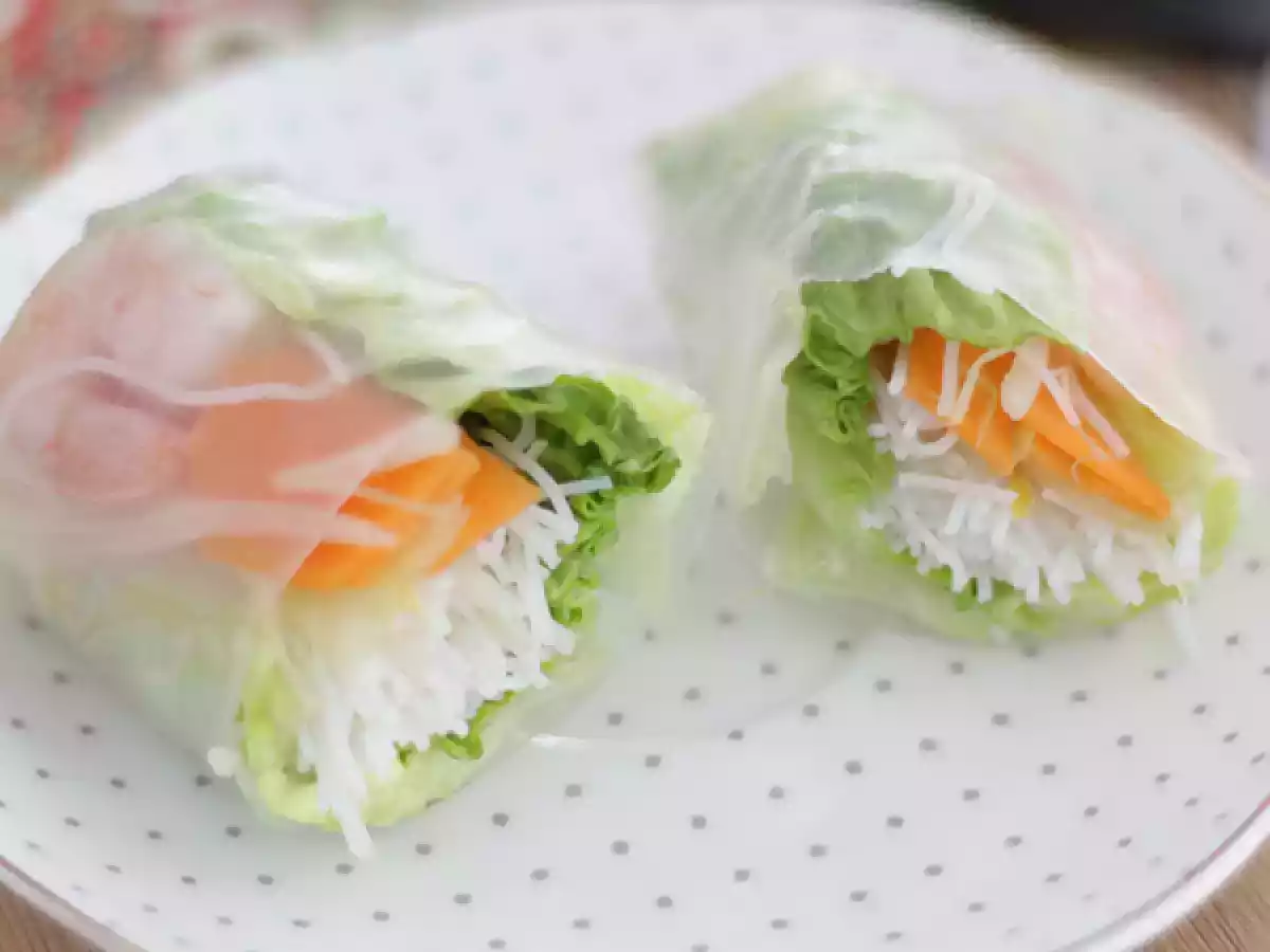 Fresh spring rolls - video recipe !
