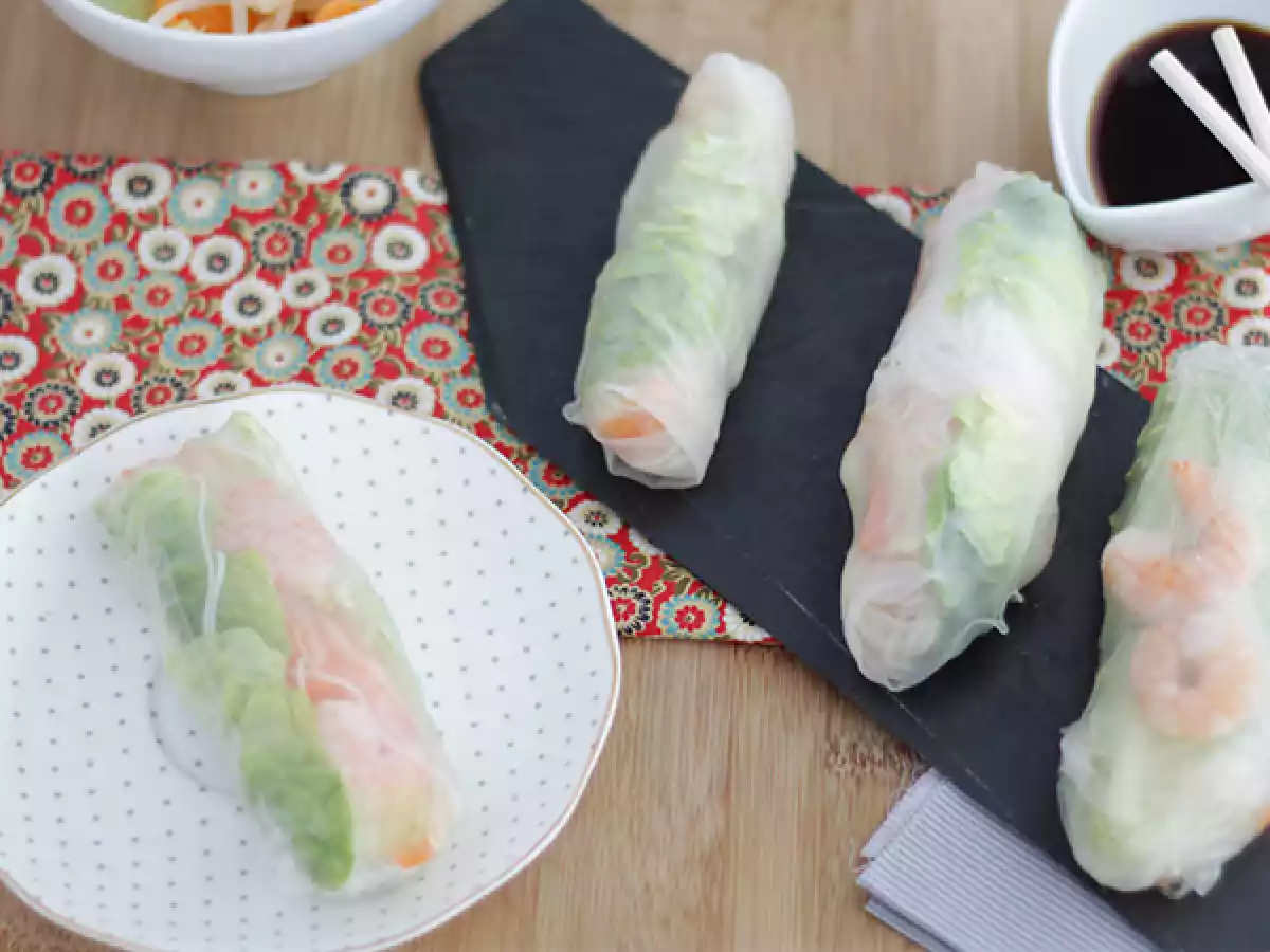 Fresh spring rolls - video recipe ! - photo 4