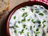 Fresh vegan cheese with garlic and herbs (soy-based!), photo 2
