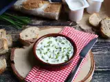 Fresh vegan cheese with garlic and herbs (soy-based!), photo 3
