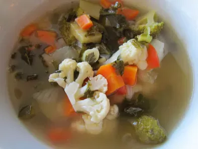 Fresh Vegetable Soup & New Year's Resolutions