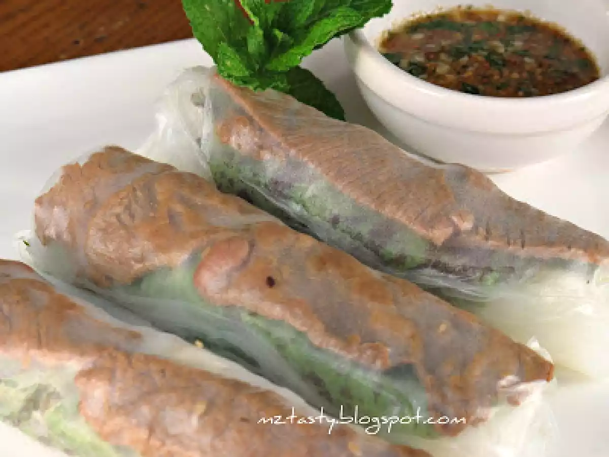 Fresh Vietnamese Spring Rolls