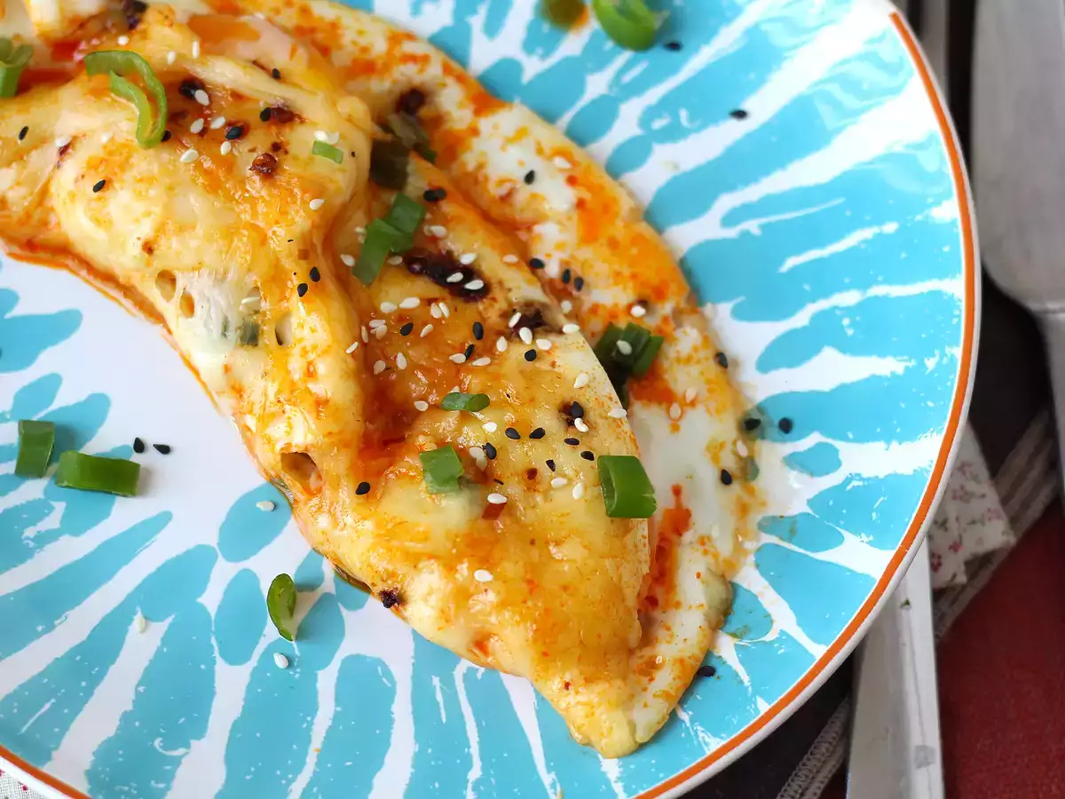 Fried eggs with honey and mozzarella, the sweet, salty and spicy express breakfast! - photo 5