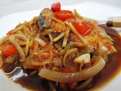 Fried Fish with Fermented Soy Bean Sauce (ikan masak tauchu)