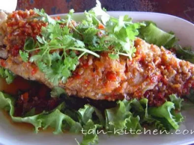 Fried Fish With Tamarind Sauce (Pla Rad Prik)