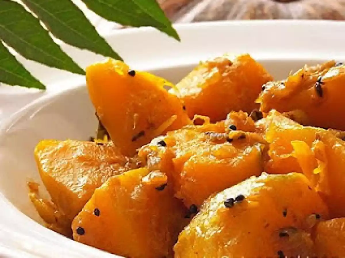 Fried Pumpkin: Indian Style
