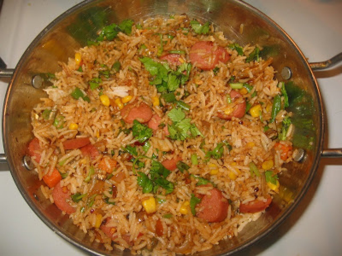 Fried Rice With Ikan Bilis (Nethili Karuvadu) - photo 3