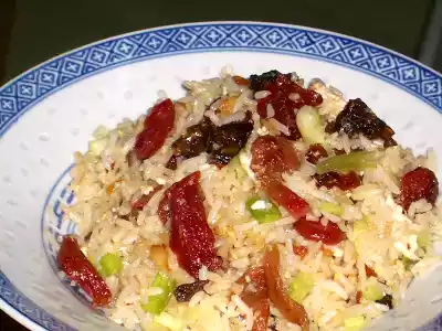 Fried rice recipe with mixed chinese sausages & waxed meat