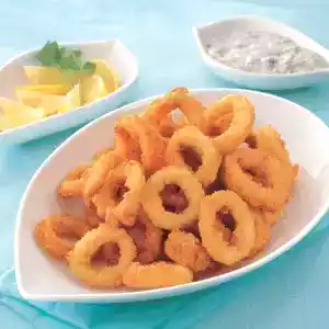 Fried squid rings recipe with maggi coating mix