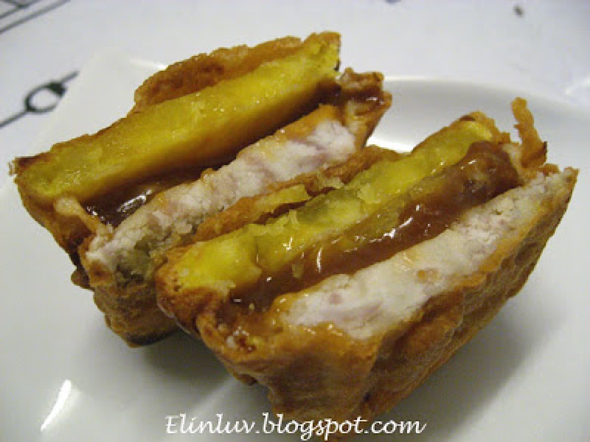 Fried Sticky Rice Cake Sandwich - photo 4