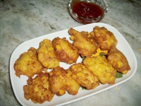 Fried sweet corn nuggets - Recipe Petitchef