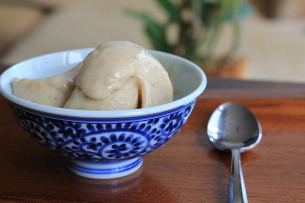 Frozen banana yogurt, Recipe Petitchef