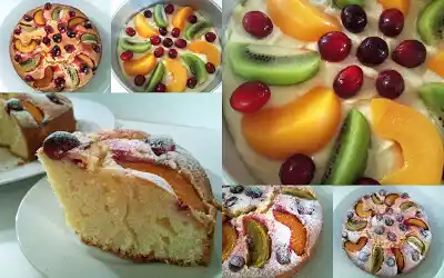 Fruit pastry cake recipe