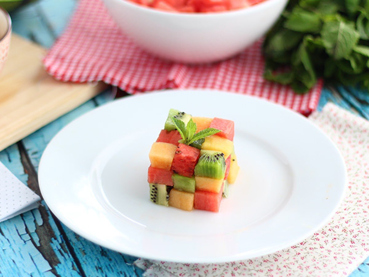 Fruit Rubik's cube, the design fruit salad - photo 3