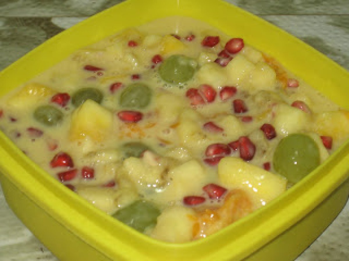 Fruit Salad with custard - photo 2