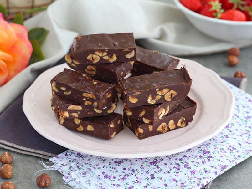 Fudge with nuts, photo 1