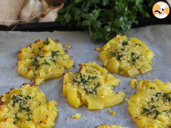 Garlic and parsley mashed potatoes, the ideal side dish!