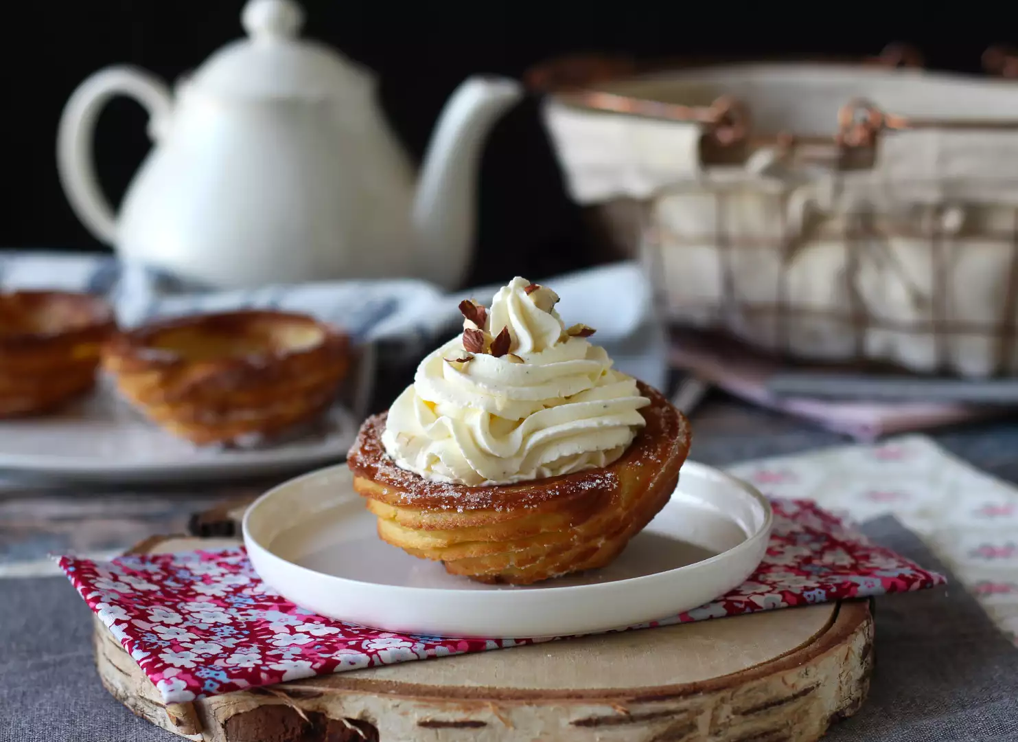 Baked churros bowls to stuff generously