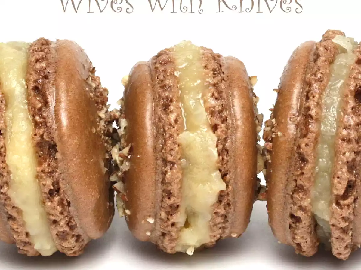 German Chocolate Cake Macarons