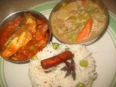 Ghee Rice With White Kurma and Sardine Curry - photo 5