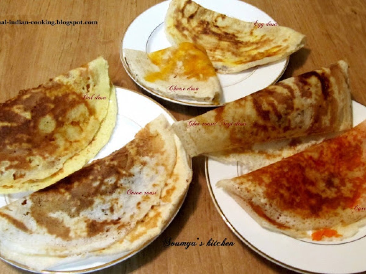 GHEE ROAST/NEYI DOSA (Dosa varieties part 1)