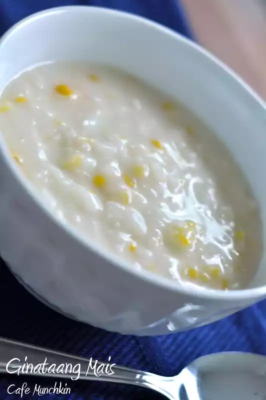 Easy ginataang mais recipe: tasty corn with coconut milk